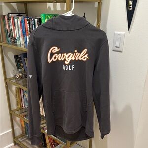 Cowgirls Golf Hoodie - Dark Gray